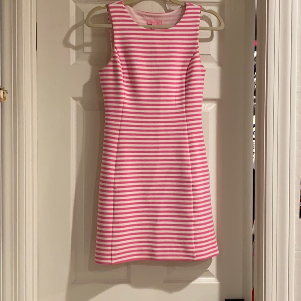 Lily Pulitzer Pink and White Striped Dress